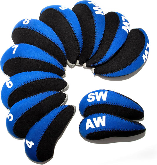 Golf Iron Covers for Golf Clubs Neoprene Golf Iron Cover Set 11pcs/10pcs Golf Iron Headcovers Golf