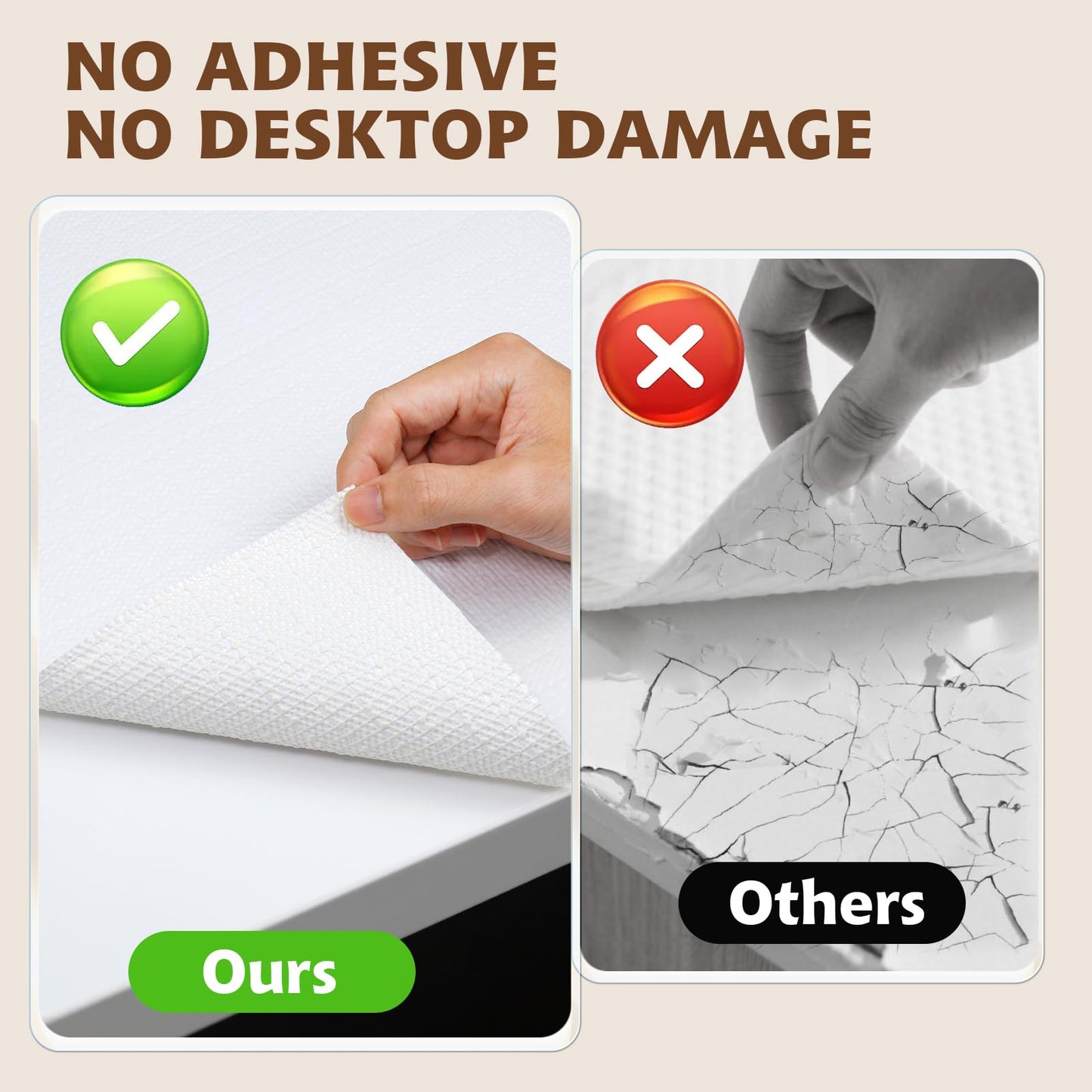 Shelf Liners for Kitchen Cabinets 12in x 20FT, Non Adhesive Drawer Liner