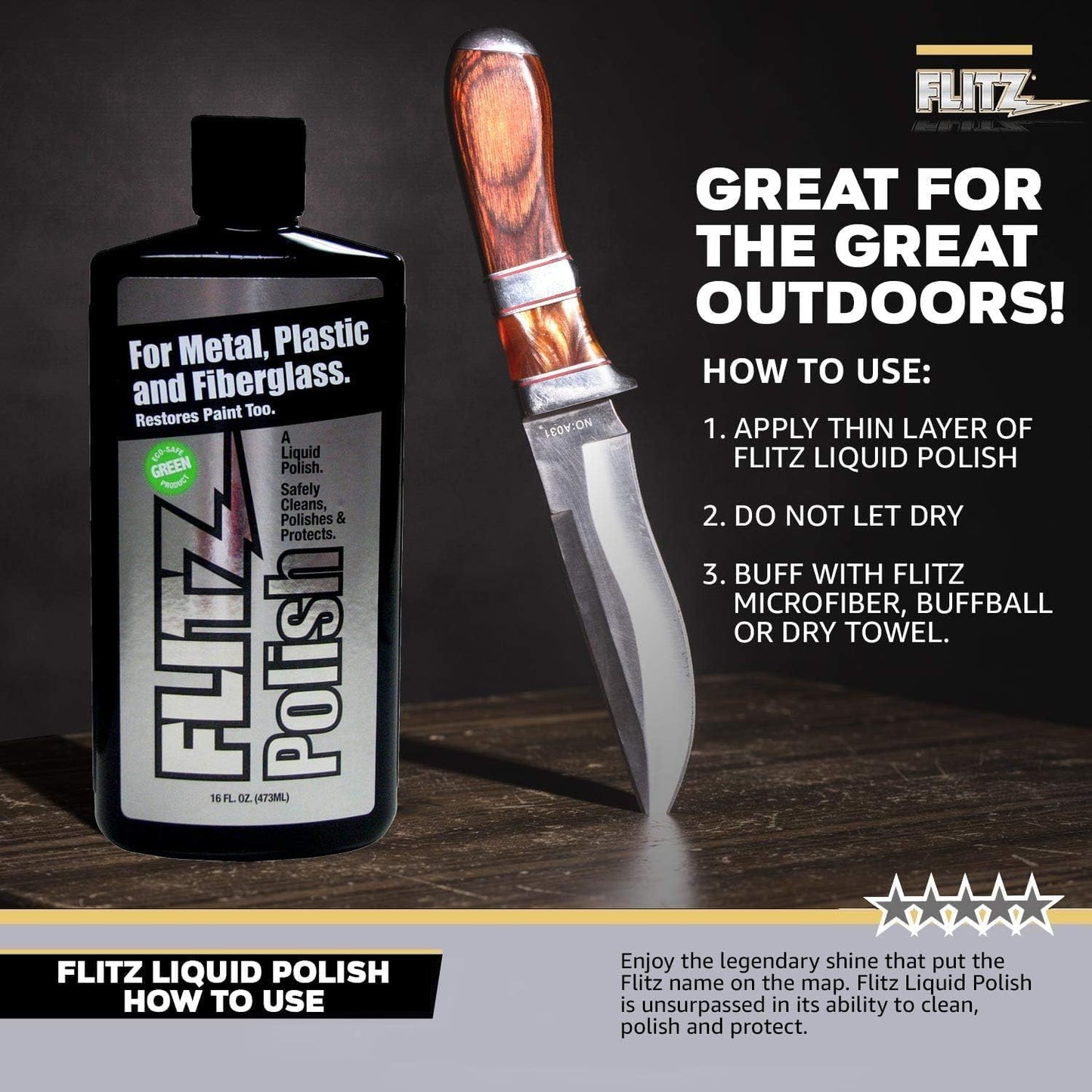 Flitz Multi Purpose Metal Polish Liquid - 3.4oz Bottle of USA-Made Tarnish Remover - For Aluminum, Chrome, Brass, Nickel, Silver - Non-Abrasive Metal Cleaner and Polish, Restorer (12 Pack)