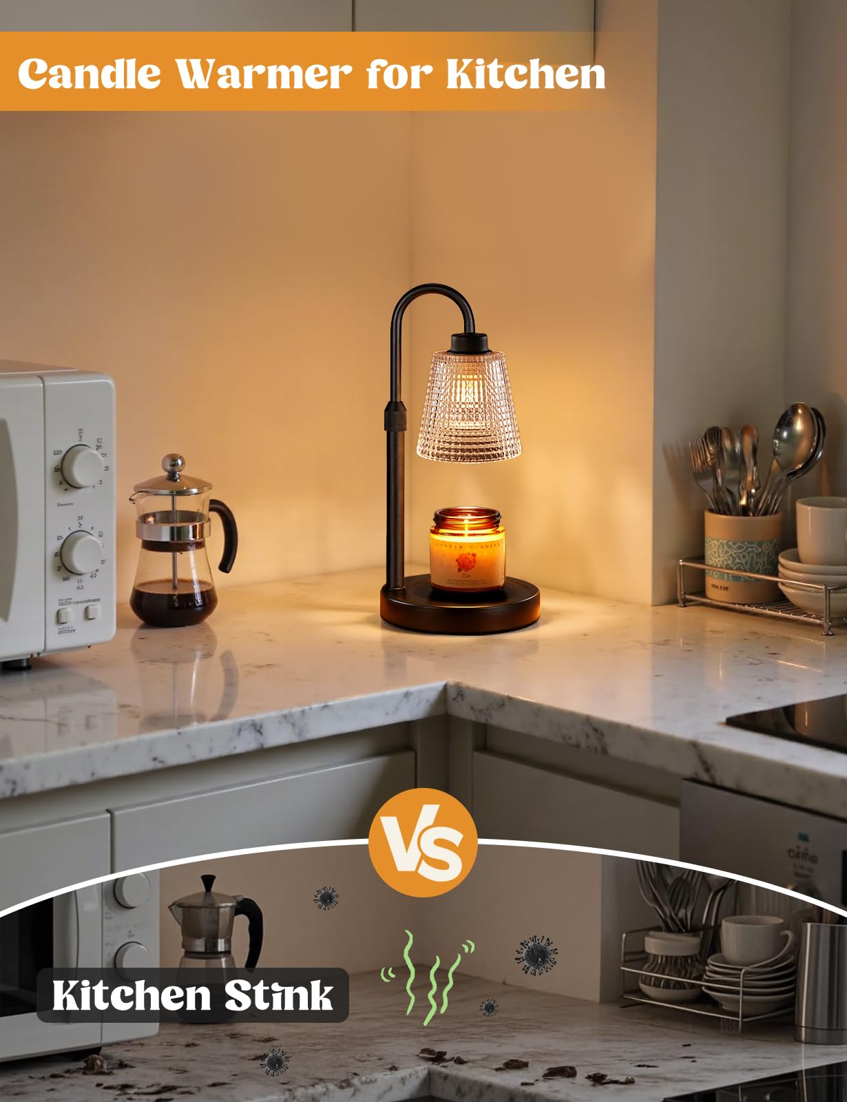 Innqoo Candle Warmer Lamp with Timer Home Decor Birthday Gifts for Women