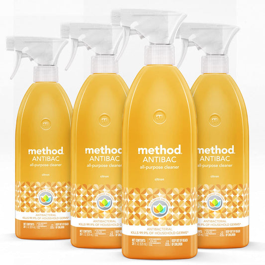 method All-Purpose Cleaner Spray, Citron, 28 fl oz, 4 Pack