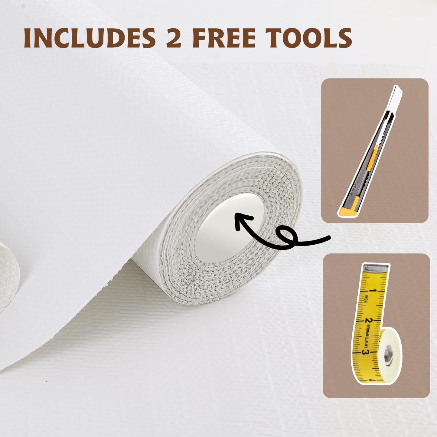 Shelf Liners for Kitchen Cabinets 12in x 20FT, Non Adhesive Drawer Liner