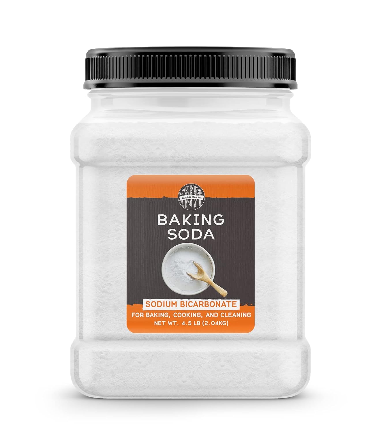 Birch & Meadow Baking Soda, Kitchen Staple, Cooking & Baking Leavening Agent (4.5 Pound)