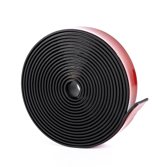 Adhesive Rubber Strips Neoprene Rubber Sheets, Rolls & Strips with Adhesive Backing Rubber Pads Self Stick Seal Gasket Sticky Back for Matting Padding - 1" Wide x 1/16" Thick x 20' Long