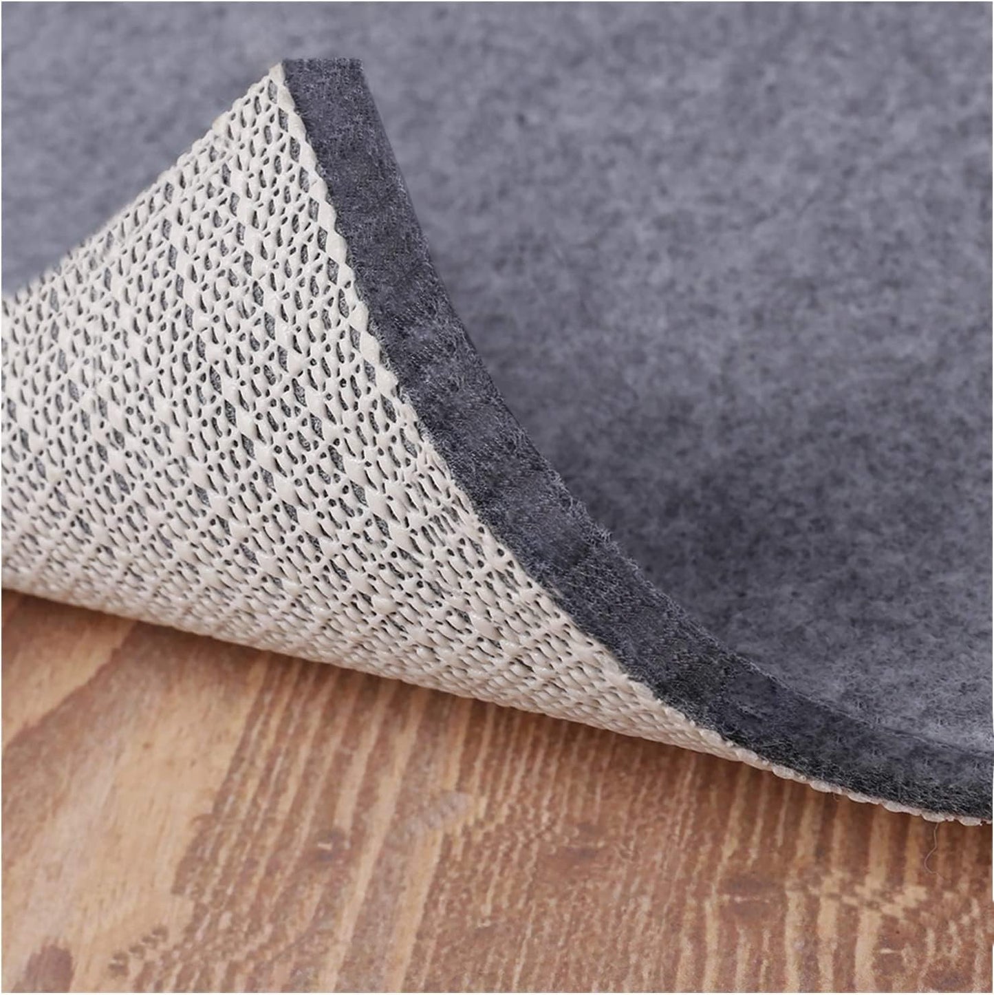 Non Slip Rug Pad Grippers - 2x10, 1/4" Thick, Felt + Rubber Double Layers Area Carpet Mat Tap