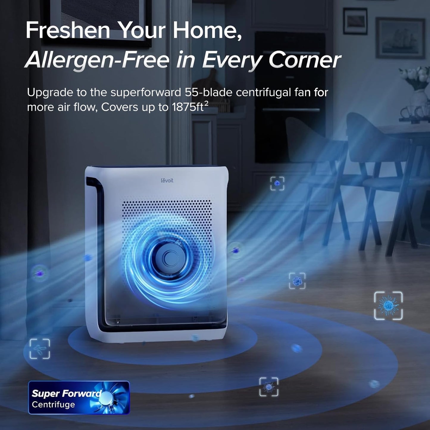 LEVOIT Smart Air Purifier for Home Large Room up to 1875 ft Vital 200S-P