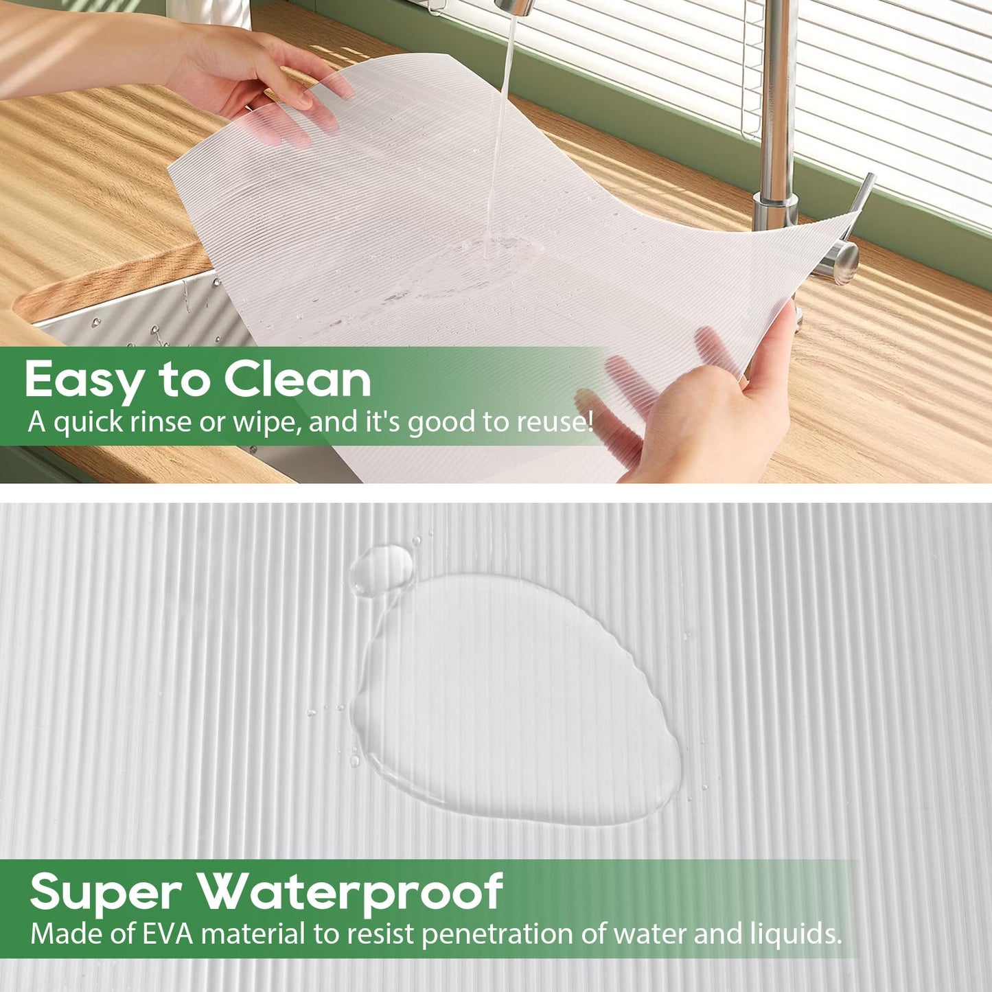 Anoak Shelf Liner Cabinet Liner Non-Slip Drawer Liner 12 in x 20 FT(240 in)