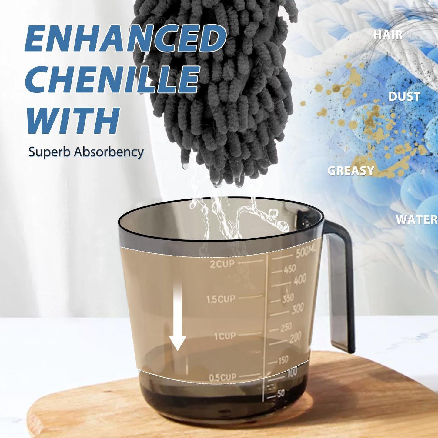 8 Pcs Mop Slippers Socks Floor Cleaning,Microfiber Shoe Covers dust Washable Reusable for Woman Man House Kitchen (Dark Grey)