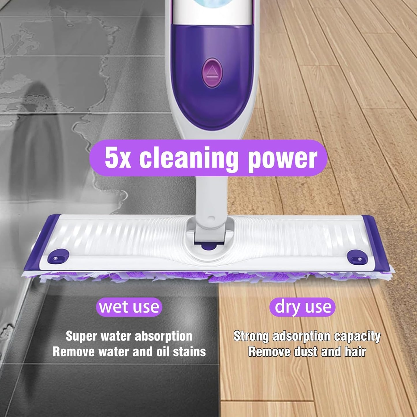 25 Count ‌Disposable Heavy-Duty Power Mop Pads Refills for Swiffer Power Mop,Replacement Floor Cleaning Refills, Non-Washable & Unscented, Compatible with Swiffer PowerMop (Quick-Absorb, No Residue)