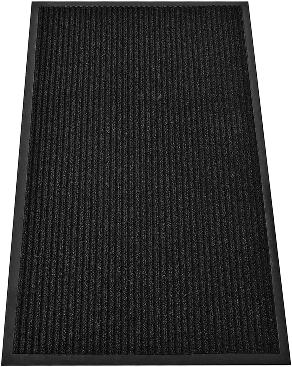 SRDDQLC Door Floor Mat Commercial Grade Large Size Heavy Duty Tough Entry Collection Slip Skid Entrance Mat with Rubber Backing Low Profile and Easy to Clean Indoor Outdoor Rug,3x4FT,Black