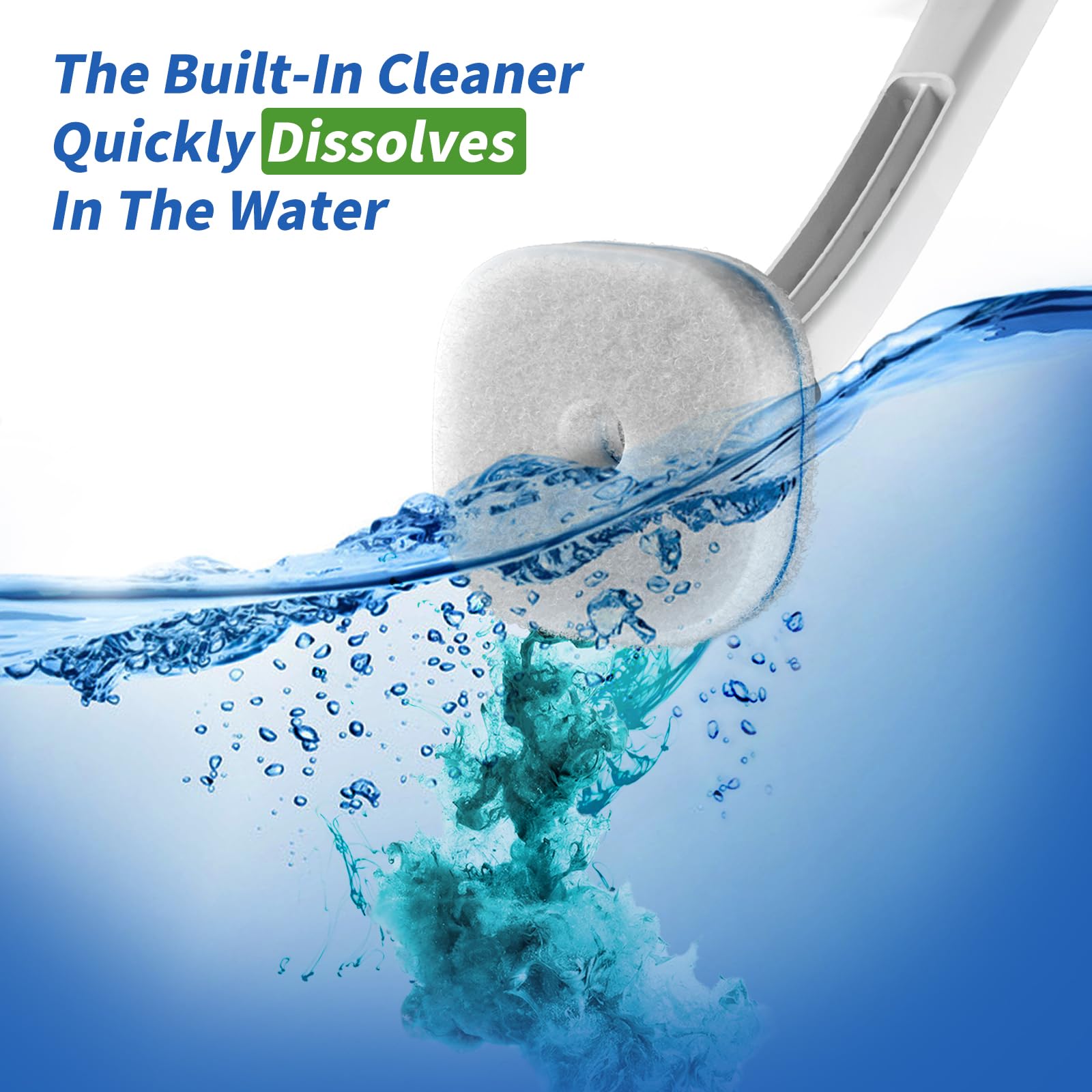 oshang Disposable Toilet Brush - Toilet Bowl Cleaner, Toilet Cleaning Supplies, Toilet Brush with