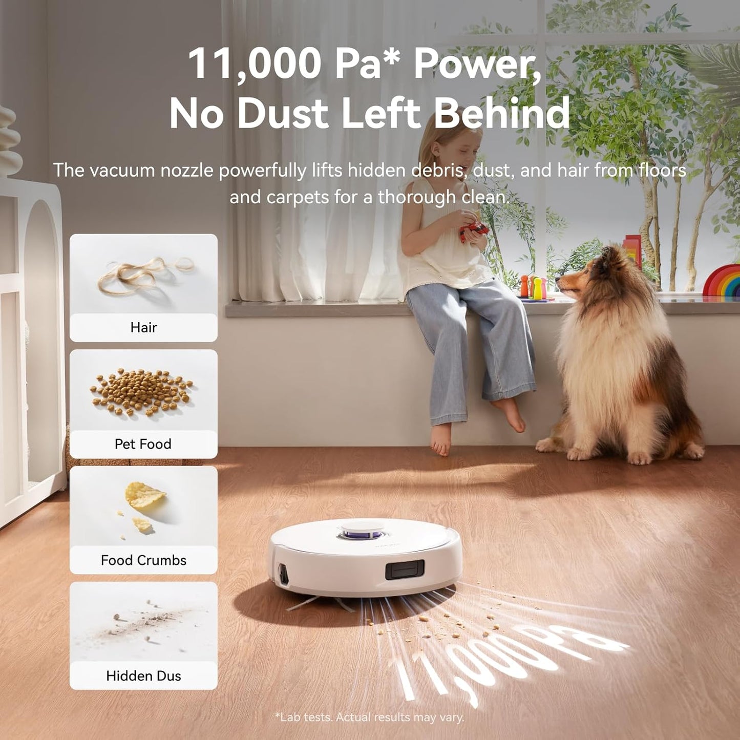 NARWAL Freo X10 Pro Robot Vacuum and Mop Combo, 11,000Pa Suction, DualFlow Tangle-Free System, MopExtend Edge Cleaning, Self-Emptying, Auto Mop Wash & Dry, LiDAR Navigation, for Pet Hair & Hard Floors