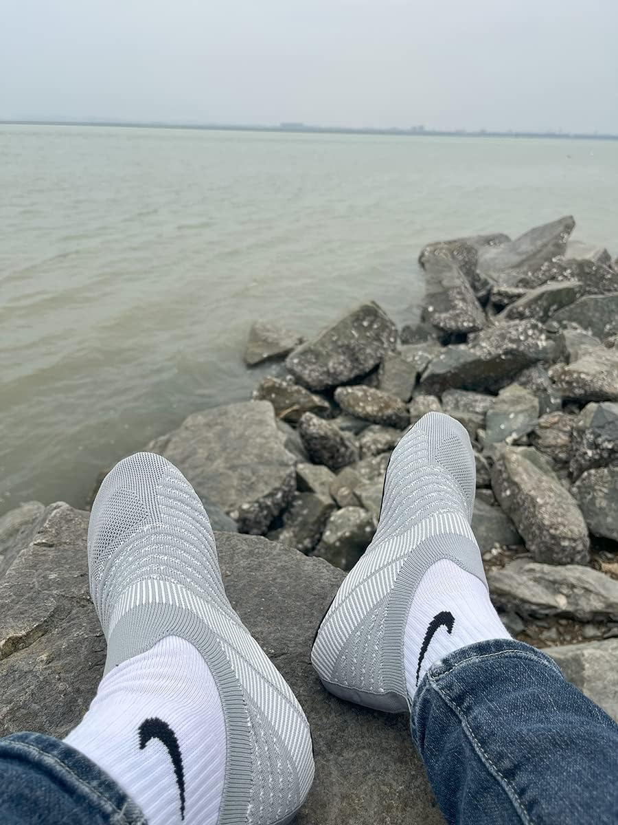 Adult Indoor House Slippers Socks Lightweight Non Slip Grip House Home Shoes for Women Men