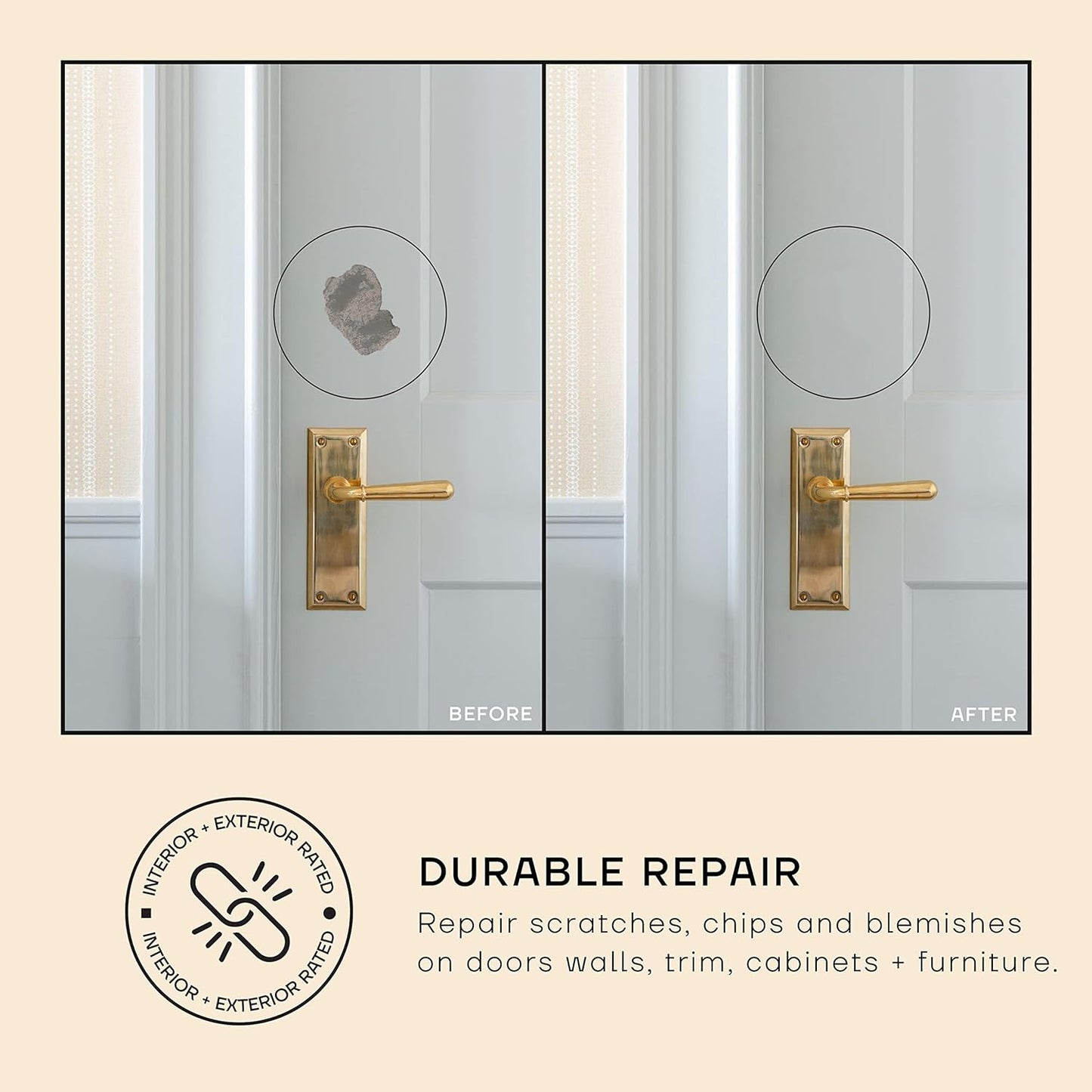 soto Beige Paint Touch Up, Multi-Surface, Matte Finish (No. 11 Earthwork Beige) — 10 Milliliters of Scratch Repair for Furniture, Walls, Cabinets, Trim, Doors, Indoor/Outdoor