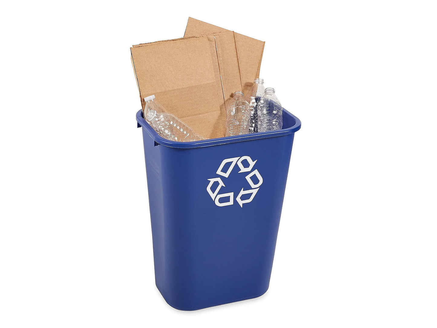 Rubbermaid Commercial Products Deskside Recycling Can, 10.25-Gallon/41-Quart, Blue Recycling