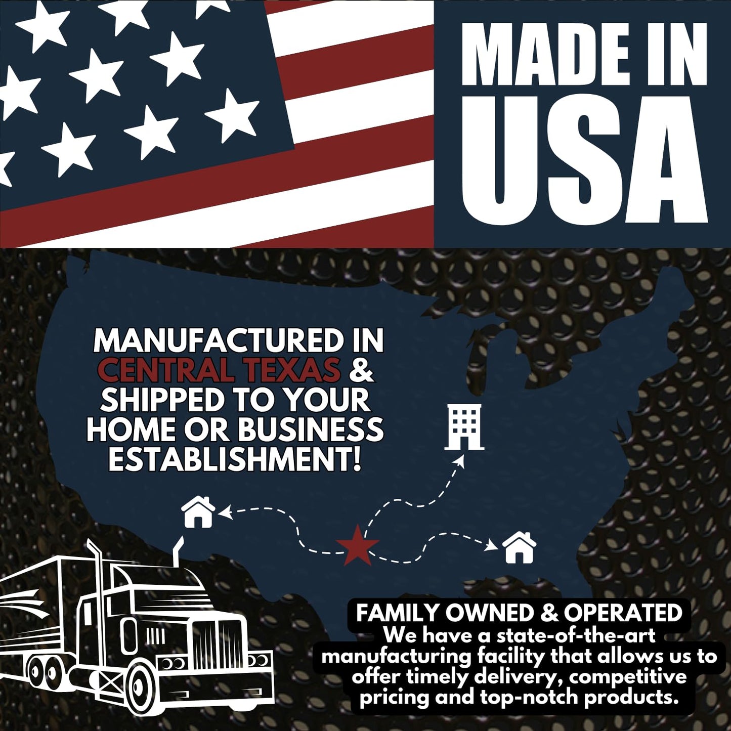 COATEDOUTDOORFURNITURE Coated Outdoor Furniture 32-Gallon Heavy-Duty Punched Steel Round Trash Receptacle, Commercial Outdoor Waste Bin with Liner & Dome Lid – Made in America (Textured Orange)