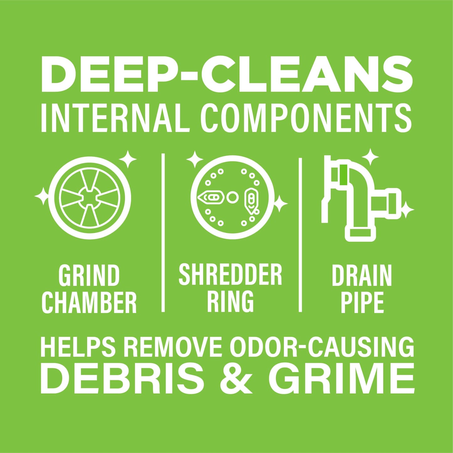 Affresh Garbage Disposal Cleaner, Helps Power Away Odor Causing Bacteria, Debris & Grime in Grind