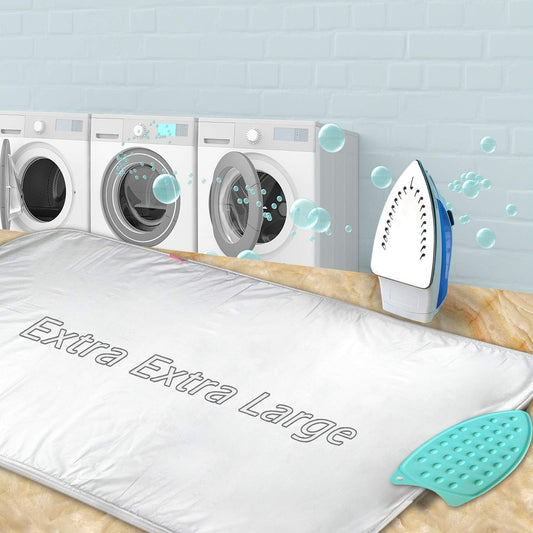 Ironing Mat,Thickened (32x55 inch) Ironing Blanket Ironing Pad, Double-Side Using Heat Resistant