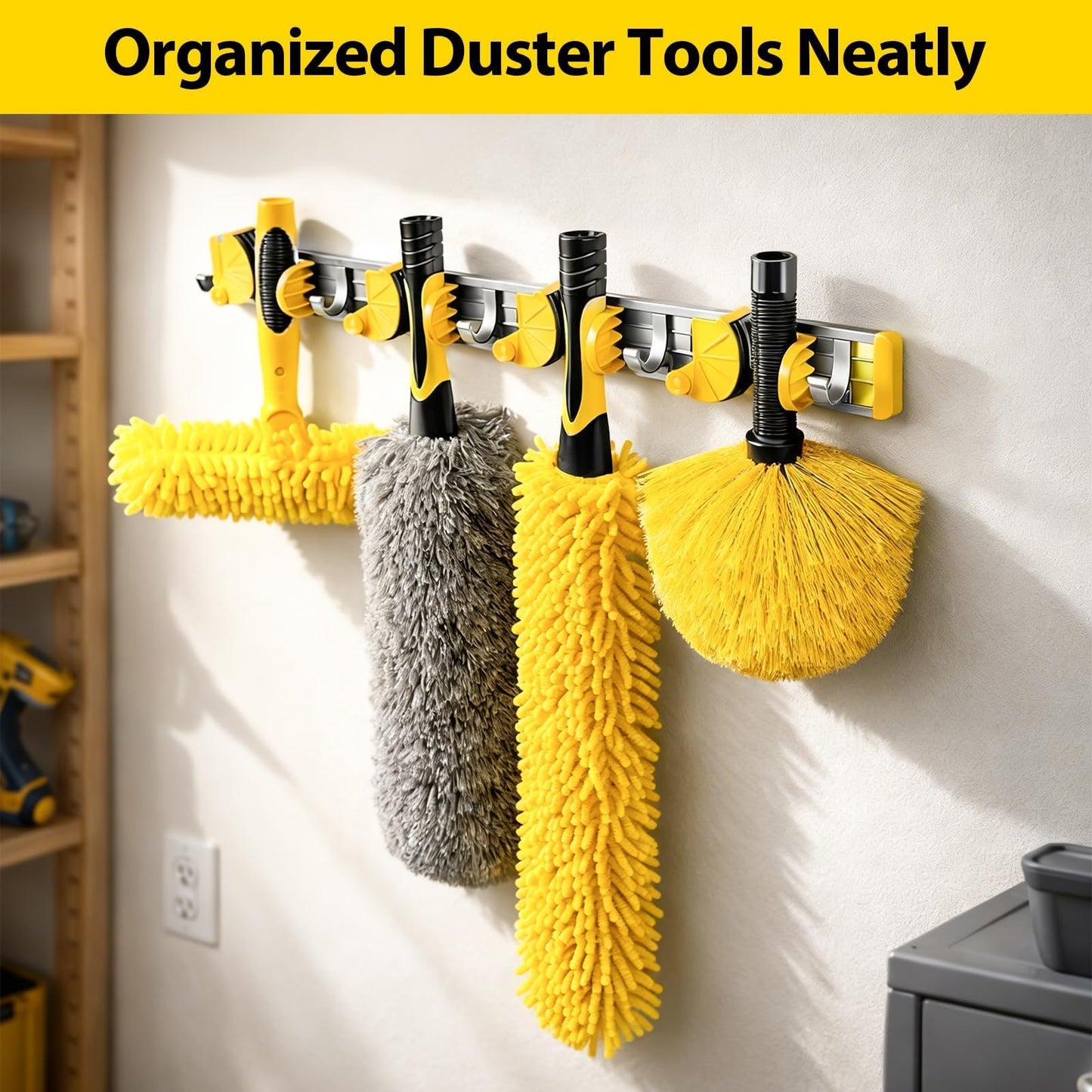 20 Foot High Ceiling Duster Kits with 5-12ft Heavy Duty Extension Pole
