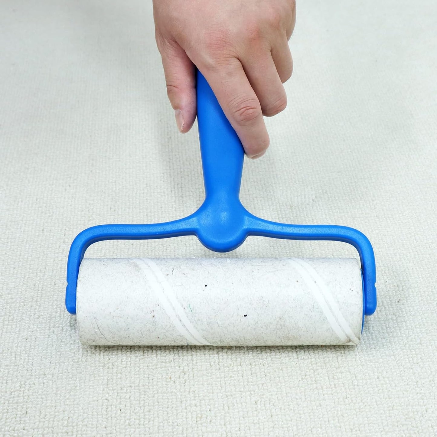 6.3 inch Lint Roller Refills for 6.3'' Large Lint Rollers for Pet Hair Extra Sticky Lint Remover Roller Replacement 60 Sheets per Refill Pack of 5 Rolls 300 Sheets Total