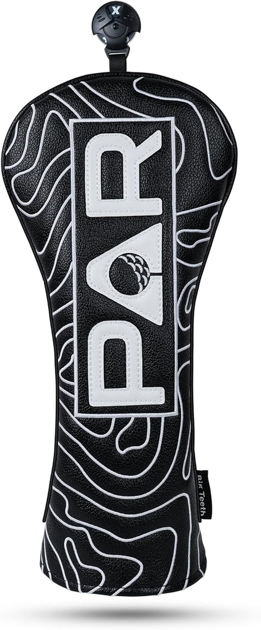 Big Teeth Golf Club Covers Full Set Driver Headcover Fairway Wood Hybrid Golf Club Iron Head