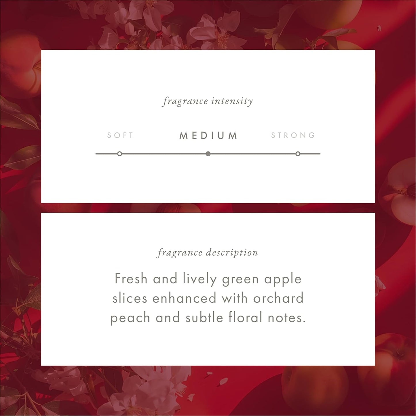 ScentAir Whisper Home Monthly Plug-in Refill, Fragrance Cartridge for Home and Office, Fresh Apple