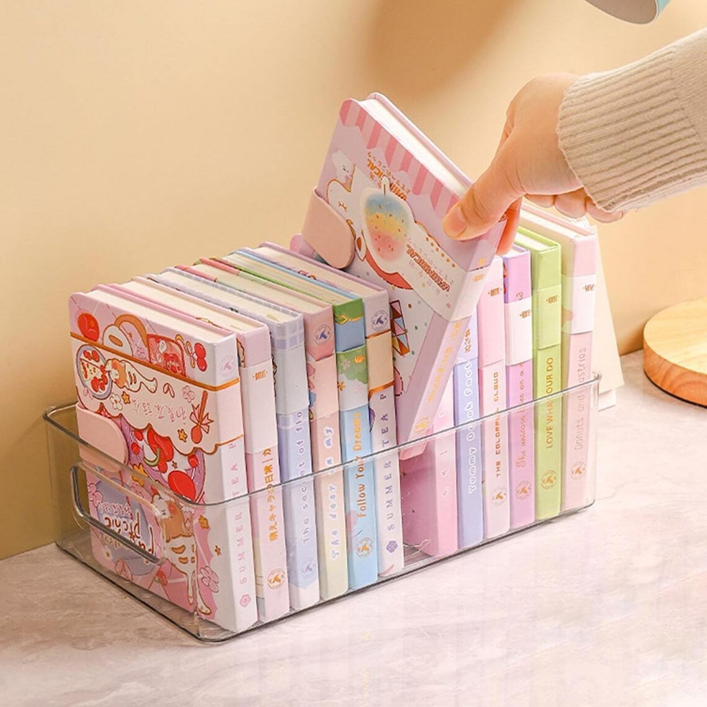 Clear Plastic Storage Bins, Perfect for Kitchen Organization or Pantry Organization and Storage, Large Fridge Organizer Plastic Bins, Pantry Organization and Storage Bins, Cabinet Organizers