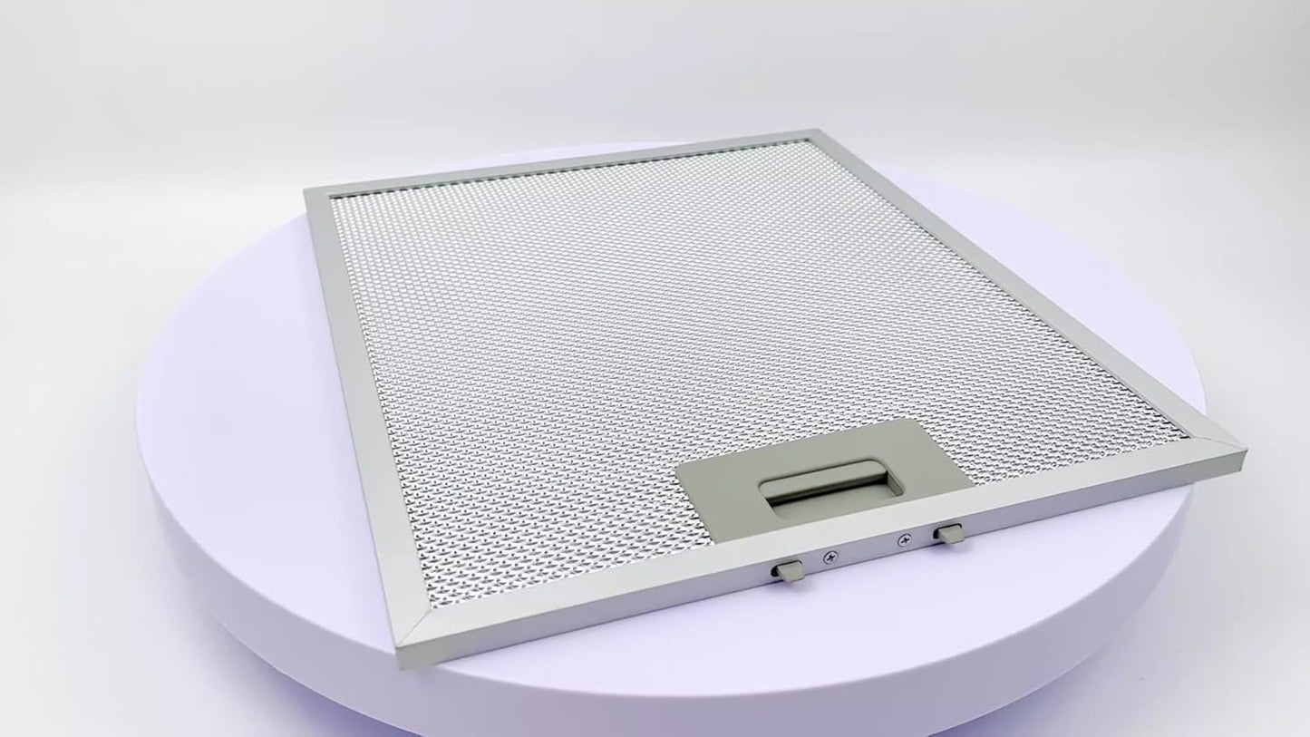 Upgraded version W10169961A (12" x 10.5"), compatible with Whirlpool range hood filters - aluminum mesh screen, suitable for kitchen ceiling exhaust fans, blocks grease, filters oven air (1piece)