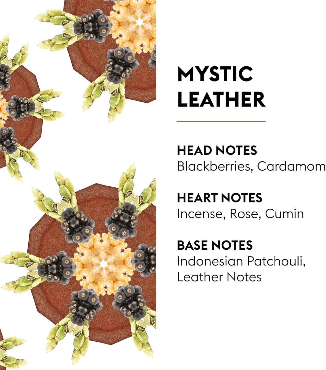 MAISON BERGER - Mystic Leather - Lampe Berger Fragrance Refill for Home Fragrance Oil Diffuser - Air Freshener - 33.8 Fluid Ounces - 1 Liter