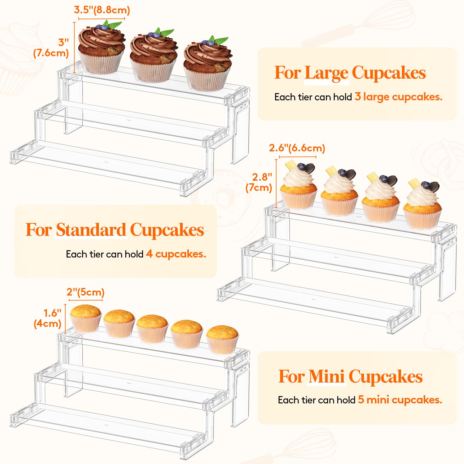 Lifewit 12″ Spice Rack, Perfume Cologne Stand,Tool-Free Assembly, 1 Pcs