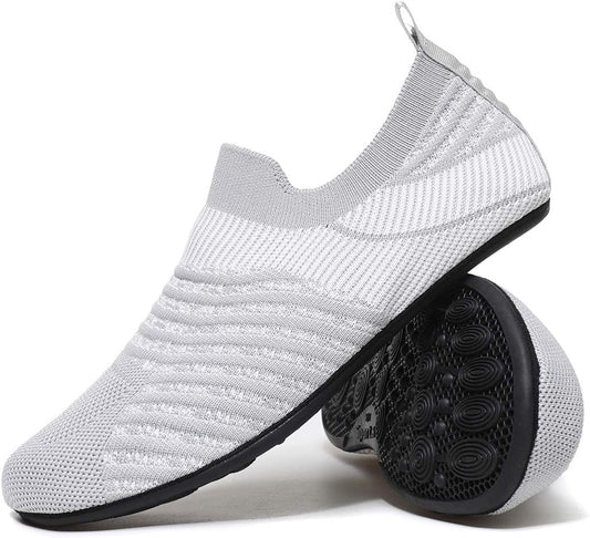 Adult Indoor House Slippers Socks Lightweight Non Slip Grip House Home Shoes for Women Men