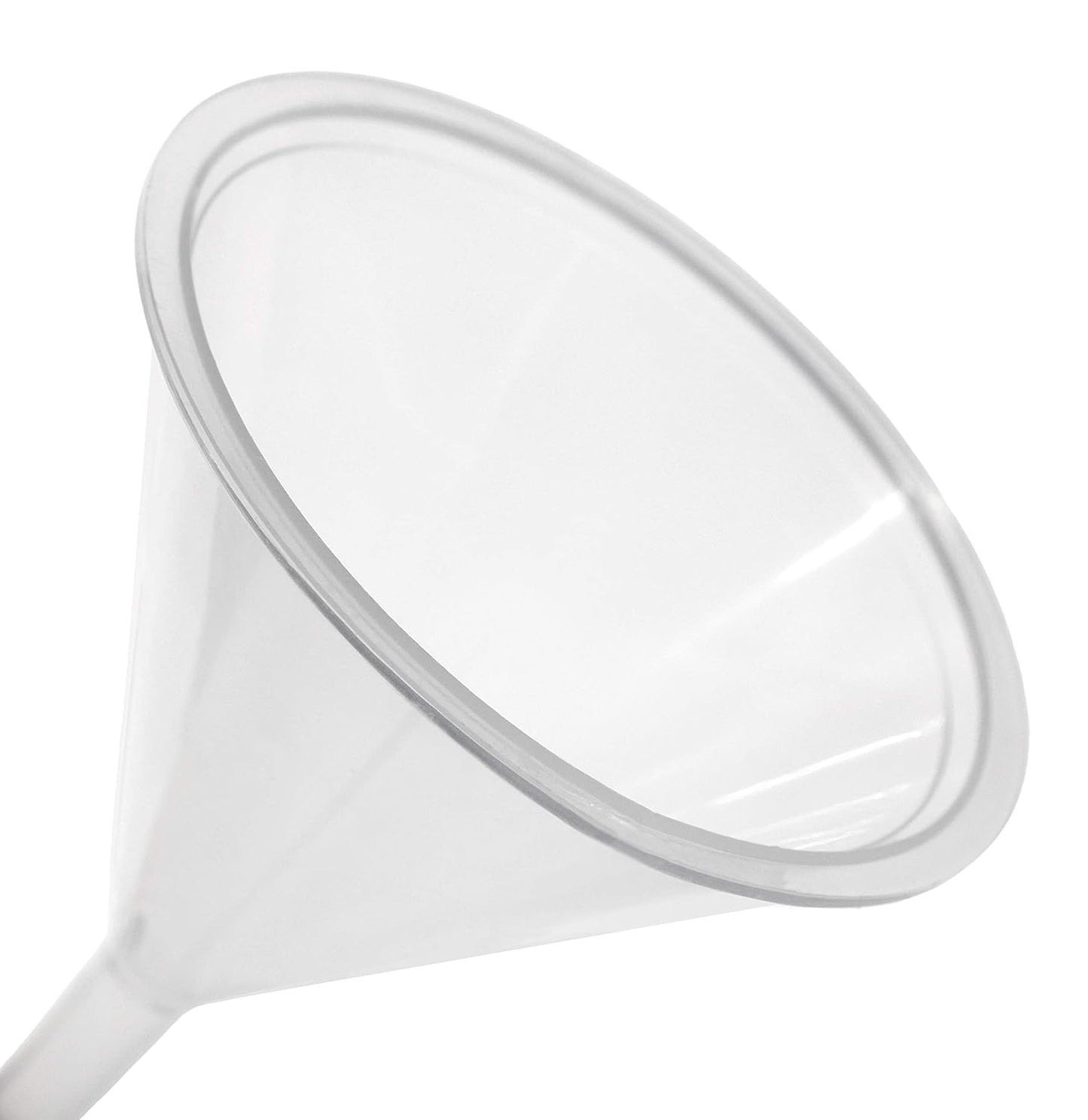 EISCO 10PK Filter Funnels, 2.6" - Polyethylene Plastic - Resistant to Acids & Alkalis - Great for Laboratory, Classroom or Home Use