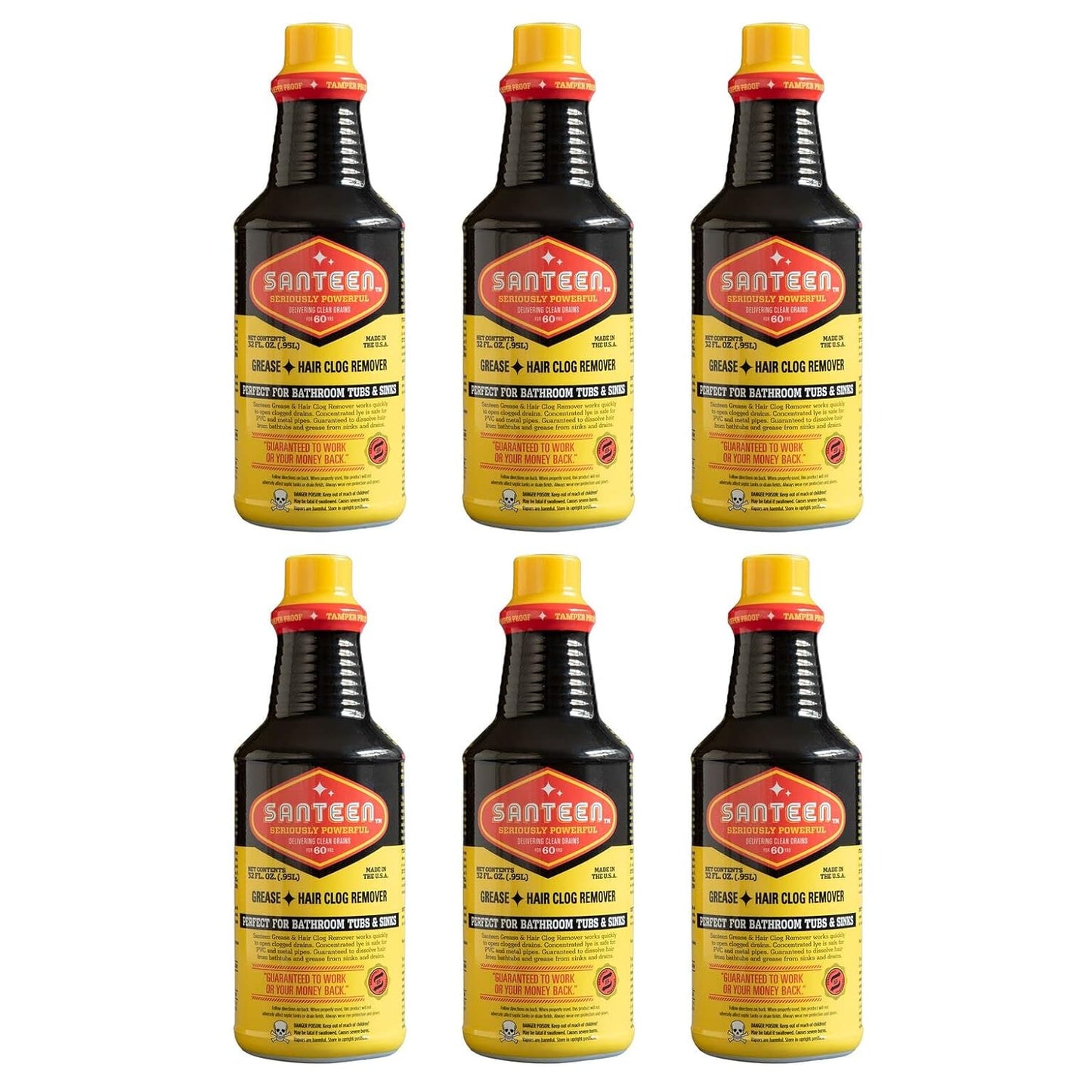 Santeen - 700-6 Grease Hair Drain Opener Quart 32oz