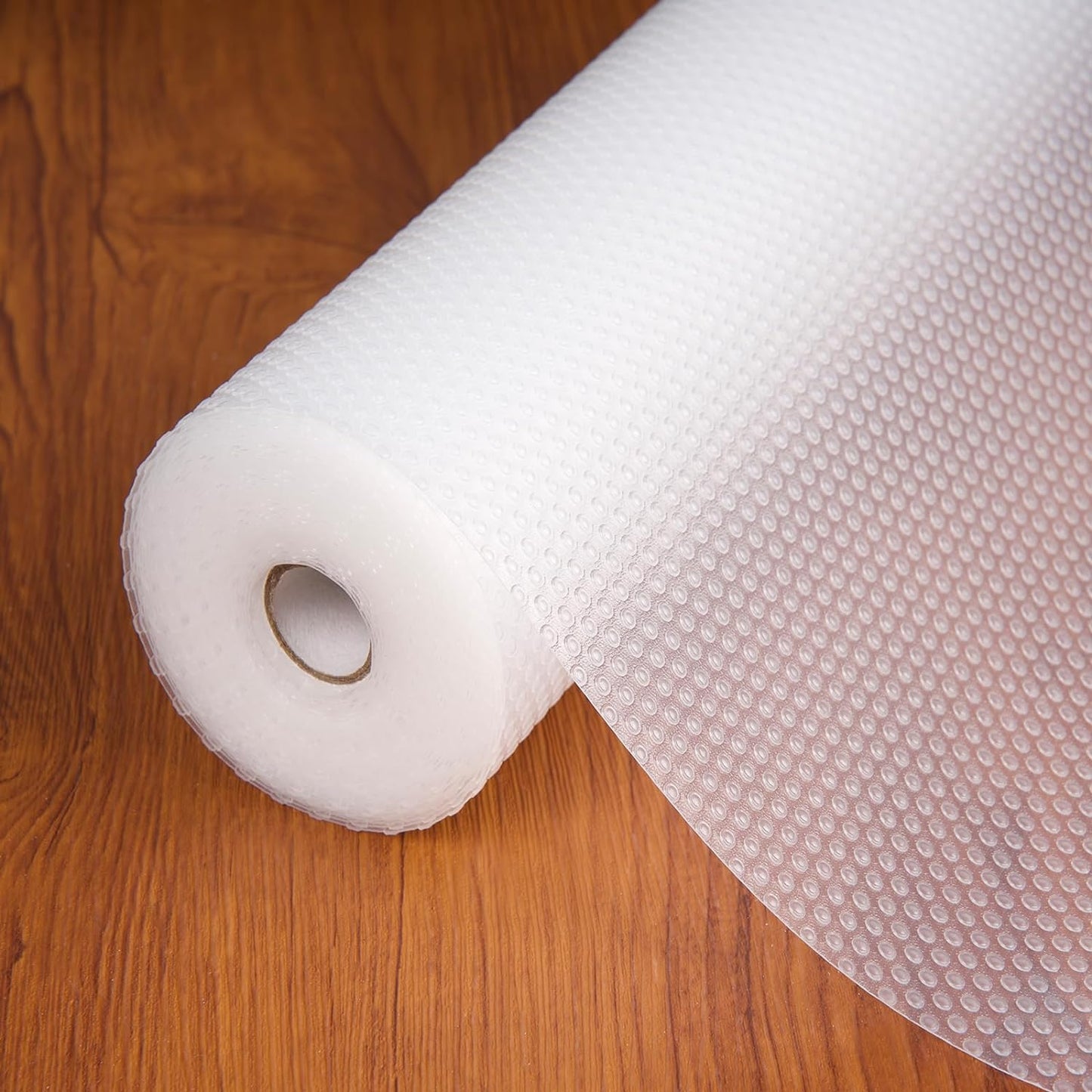 Shelf Liners for Kitchen Cabinets Non-Adhesive & Washable,Non Slip Cabinet Liners for Shelves Waterproof & Oil Proof,Clear Plastic Drawer Liner,Easy to Cut & Food-Grade EVA 12'' x 20' x 2 Rolls CT-122