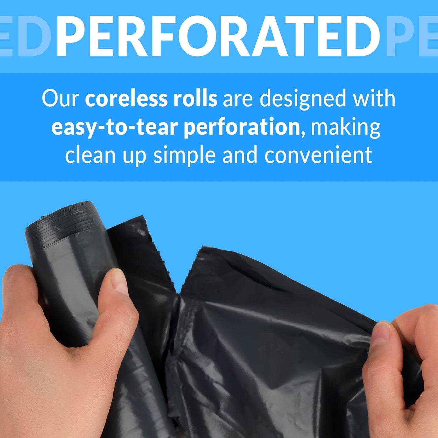 Reli. 16-25 Gallon Trash Bags | 500 Bags | Black | Home, Kitchen | Strong | Garbage