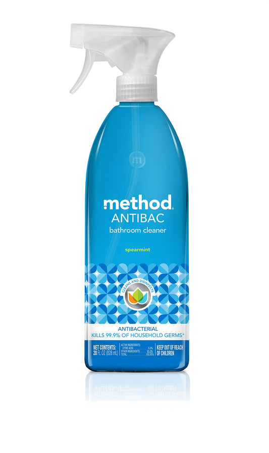 method Antibacterial Bathroom Cleaner, Spearmint, 28 fl oz
