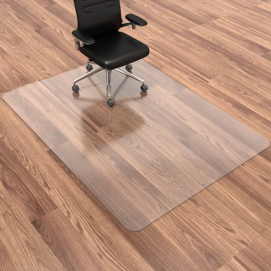Large Office Chair Mat for Hardwood Floor- 46" x 72" Clear Computer Desk Chair Mat for Hard