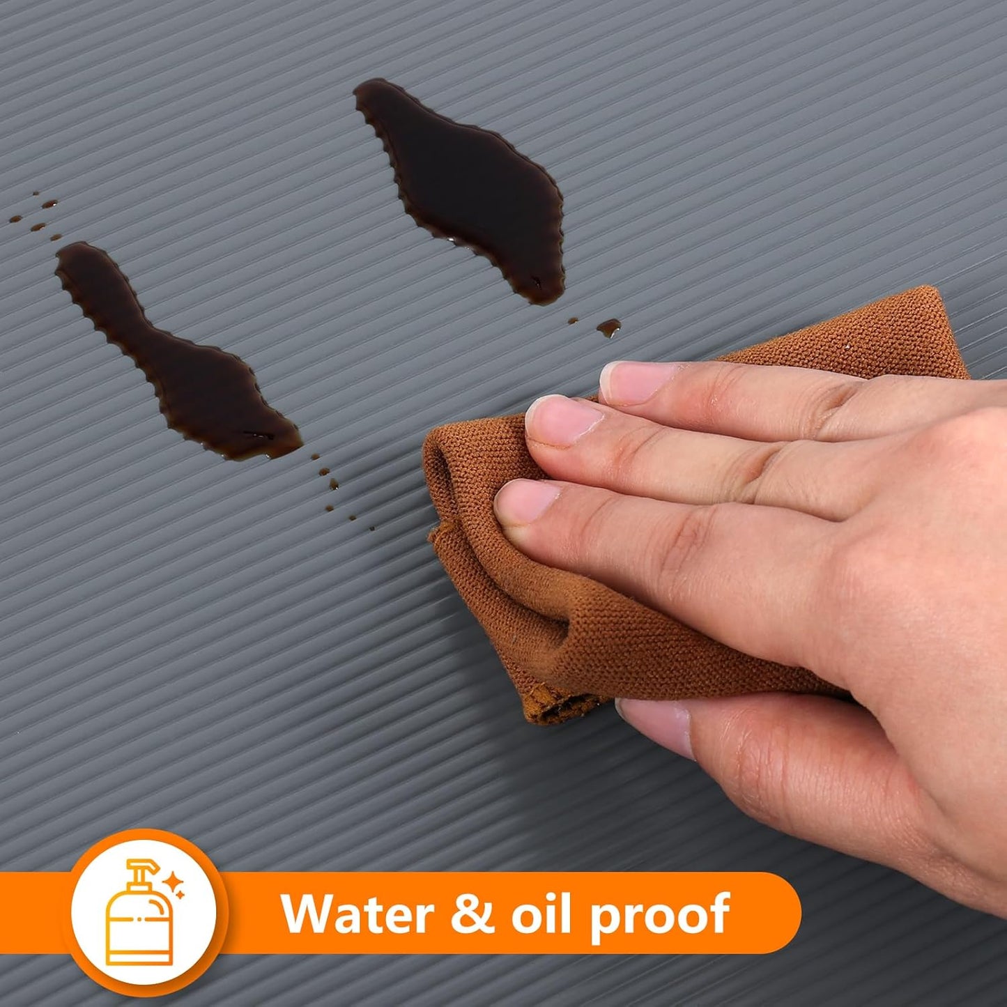 Shelf Liners for Kitchen Cabinets Drawer Liner Non Adhesive Cupboard Mat EVA Material Waterproof Refrigerator Mats Washable Fridge Liner for Cupboard and Desks Liner Gray 11.8 x 236.2 Inches