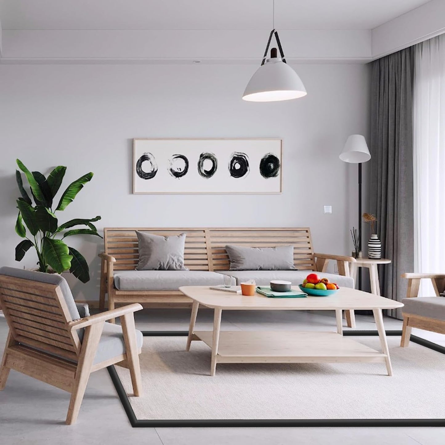 Self Adhesive Carpet Transition Strip with Edge Trim, Designed for Seamless Transitions from Carpet to Tile or Vinyl Floors, Perfect for Doorways.(Black,40ft)