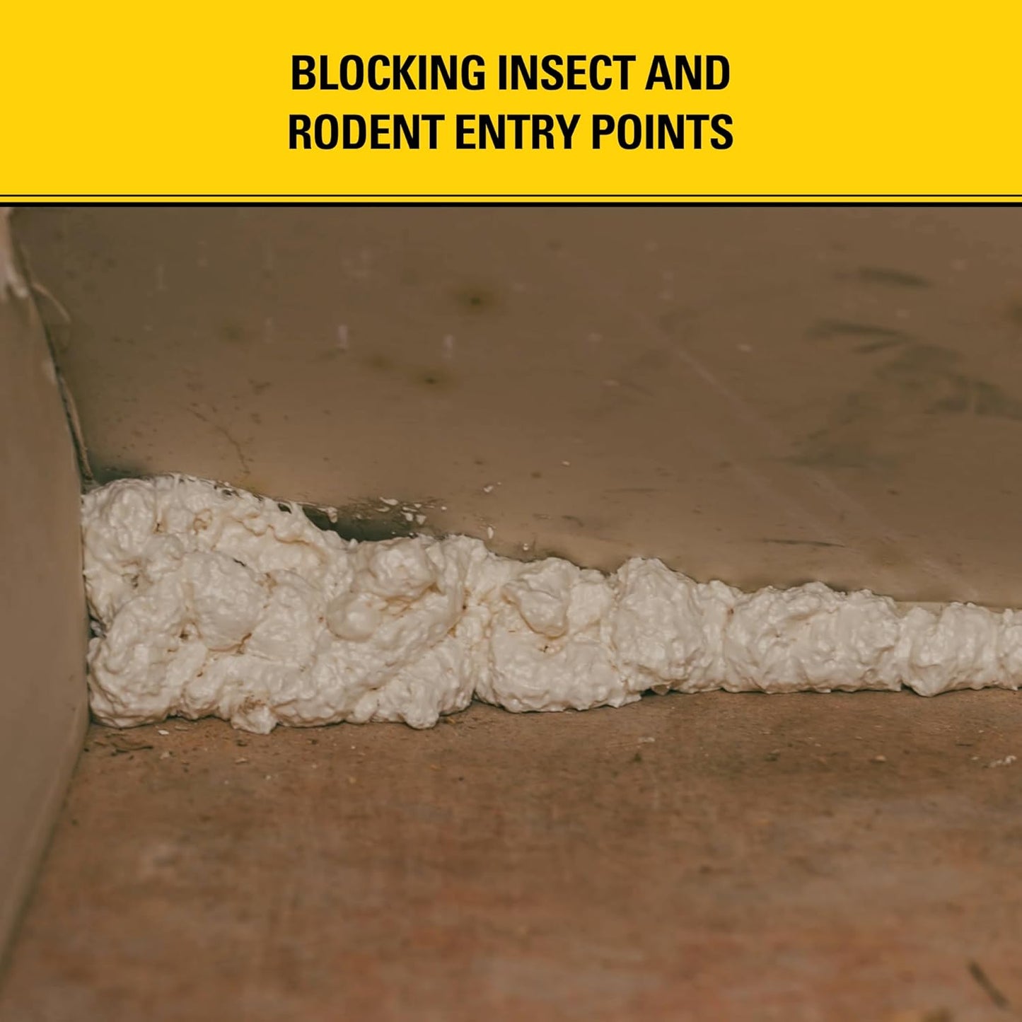 Stanley F993 Expanding Foam Sealant Spray – (1x12oz) Gaps & Cracks Filler, PestBlocker for Indoor/Outdoor Use – Paintable, Waterproof, Polyurethane Insulation Foam with Straw Applicator | 1 Pack