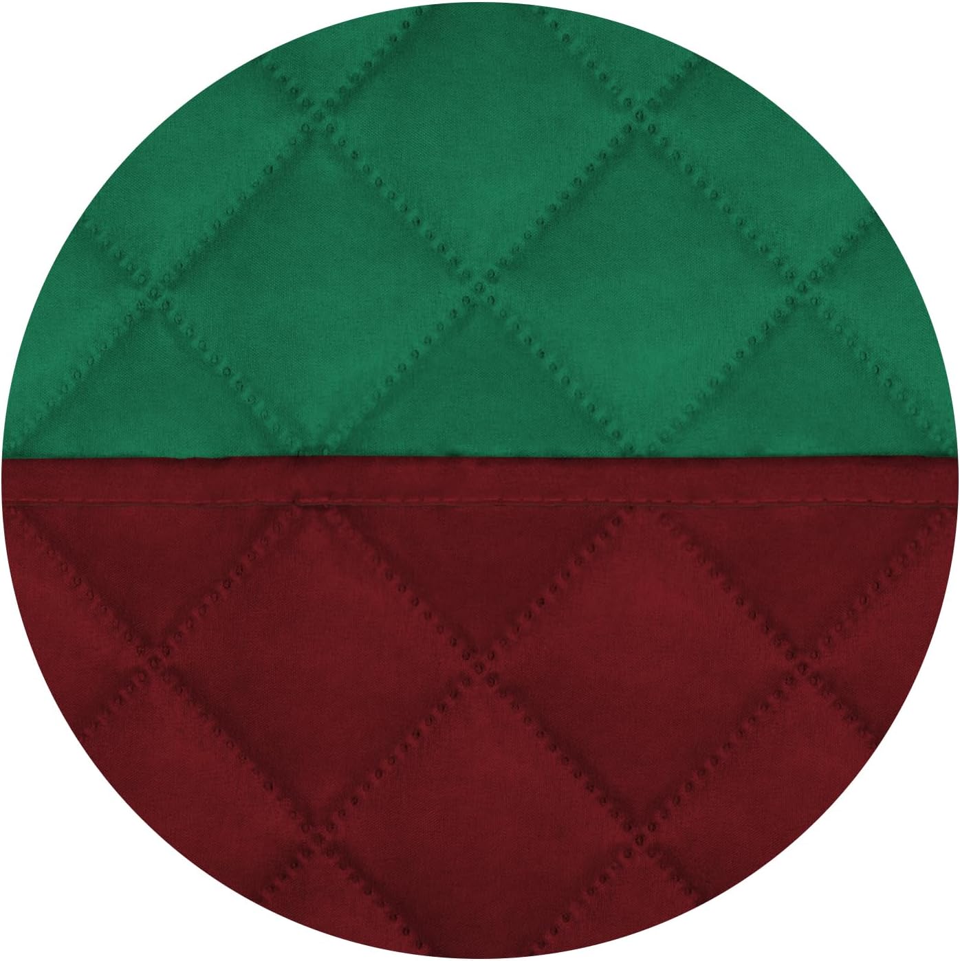 PureFit Reversible Quilted Sofa Cover, Water Resistant Slipcover Furniture Protector, Washable Couch Cover with Non Slip and Elastic Straps for Kids, Dogs, Pets (Oversized Recliner, Green/Red)