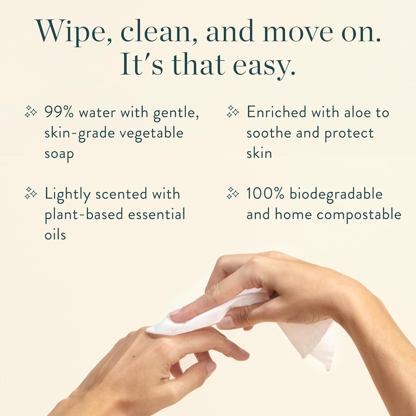 Biom Biodegradable All-Purpose Mini Wipes 8-Pack Refill - Eco-Friendly Cleaning Wipes | Plant-Based Surface Cleaner Home & Travel | Kid & Pet Friendly | All Natural & Non-Toxic | Grapefruit