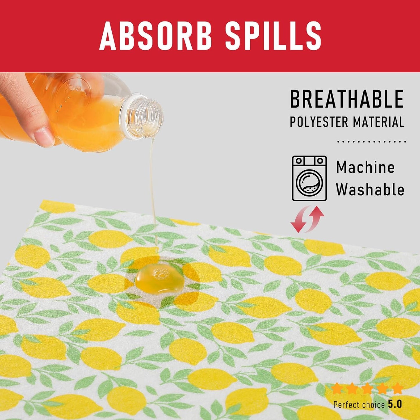 Cooyes 6 Pack Polyester Shelf Liners for Kitchen Cabinets, 17.7" × 24", Non-Slip Refrigerator Liners Machine Washable, Refrigerator Drawer Mats for Glass Shelves and Kitchen Cabinets