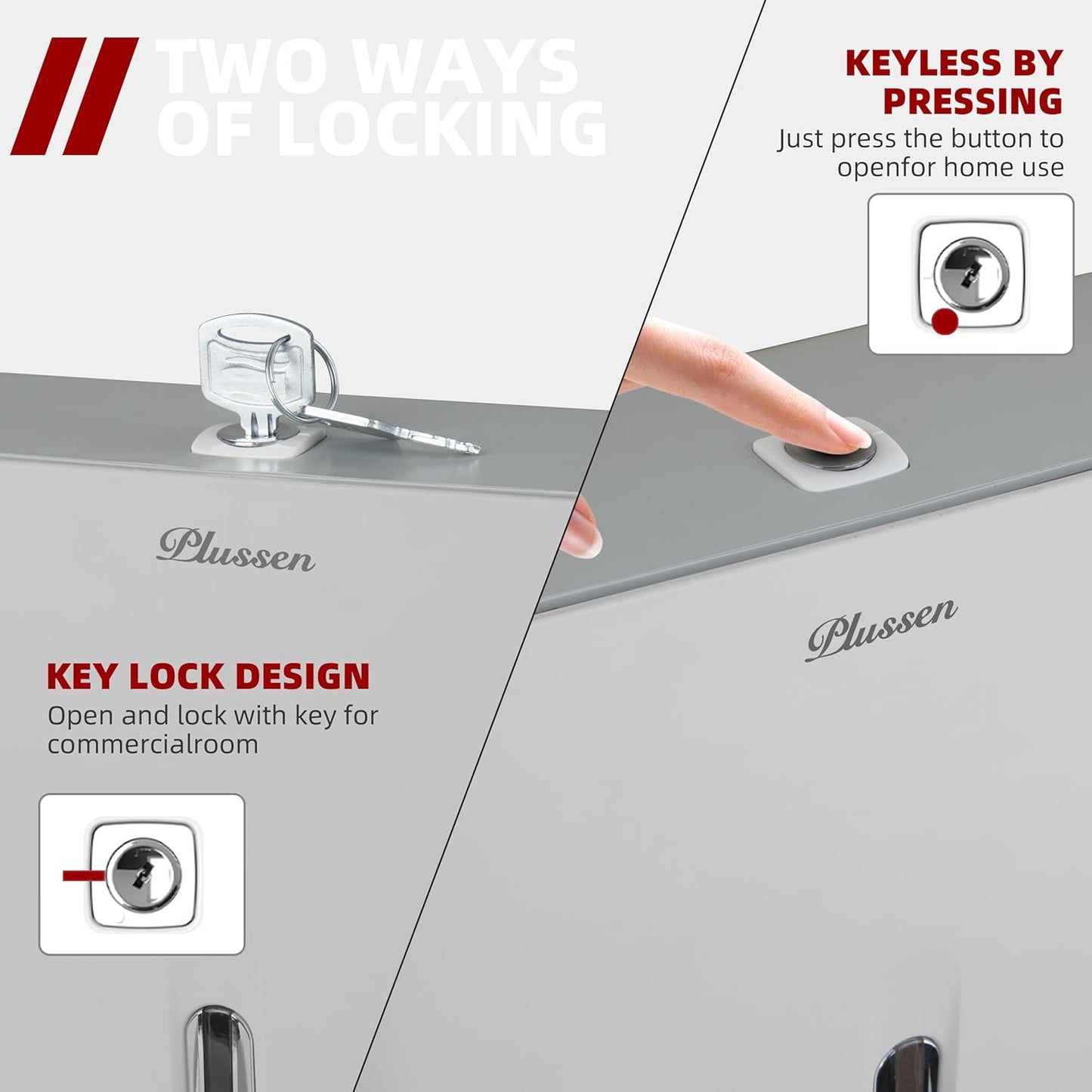 Multifold Paper Towel Dispenser Wall Surface Mounted Compatible with Manual Z Fold C Folded Tri Fold Dispensing for Home Bathroom Case of 3 Dispenser