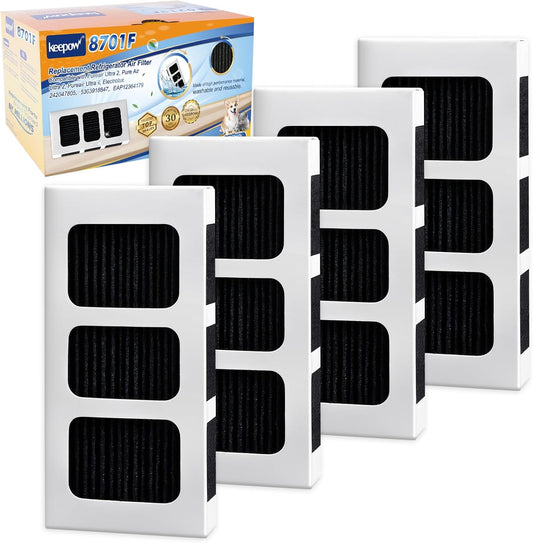 KEEPOW Paultra2 Refrigerator Air Filter Compatible with Frigidaire Pureair Ultra 2, Pure Air Ultra