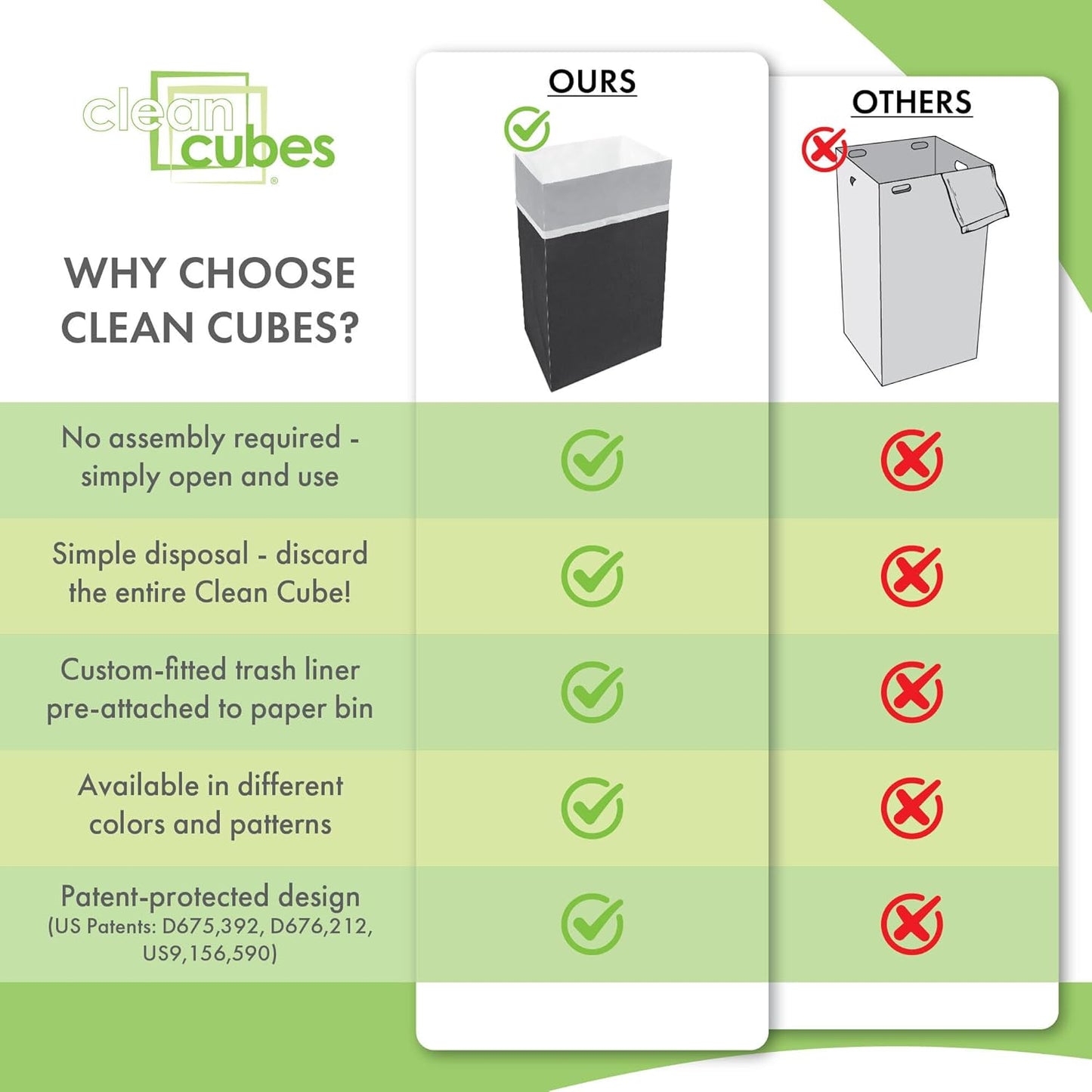 30 Gallon Disposable Pop-Up Trash Cans (3-Pack, Multi-Liner) with Fitted Bags – Foldable Garbage & Recycling Bins for Parties, Events & Kitchen (Black 30" H x 14" W x 17" D)