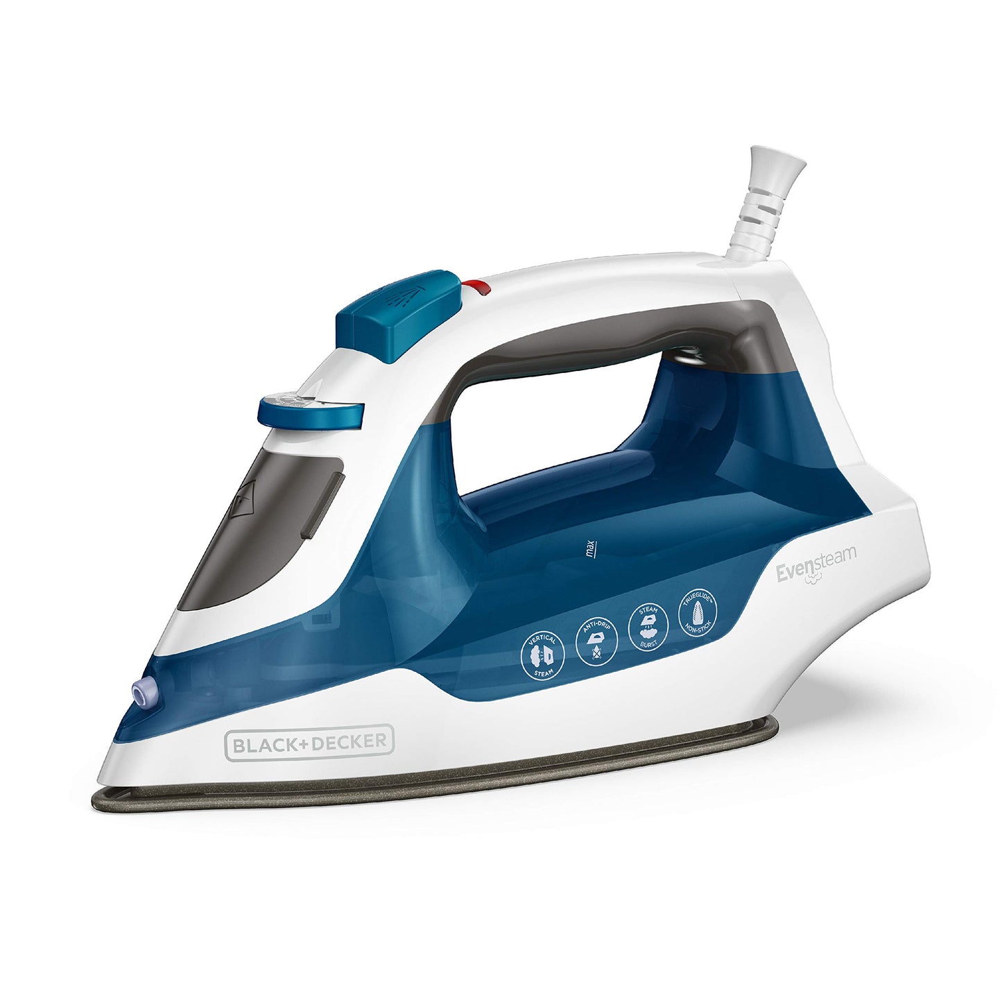 BLACK+DECKER Easy Steam Iron for Clothes with SmartSteam Technology