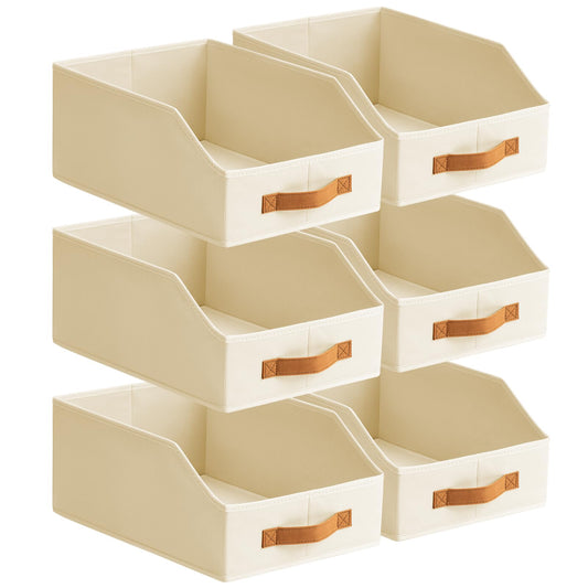 Homsorout Fabric Storage Bins for Organizing, 6 Pack