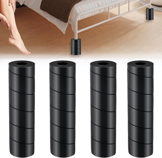 4 Pcs Bed Frame Toe Protectors, Non-Adhesive Bed Frame Leg Covers for Toe Savers, Toe Cushion for