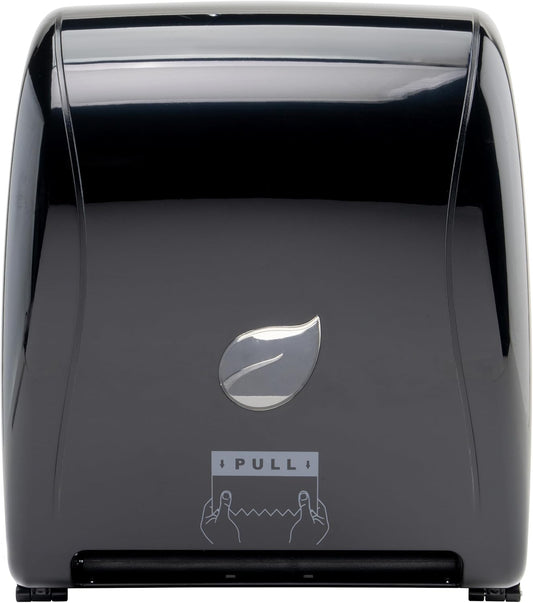 Winco TDAC-8K Commercial Wall Mount Paper Towel Dispenser, Auto-Cut 9" Sheets, Black